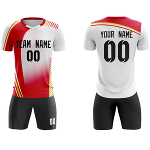 Uniformes de football personnalisables tissu respirant à séchage rapide Kit sublimé avec expédition rapide Direct usine Vente en gros Service OEM - Product Image 4