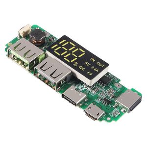 Módulo de carga de batería de litio 18650, pantalla digital con salida USB dual - Product Image 1