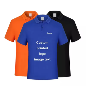 Wholesale <b>White</b> Color Plain Blank 100% Cotton Fitted Breathable <b>Short</b> <b>Sleeved</b> Polo Custom Logo Embroidery Men <b>Shirts</b> Polo <b>Shirt</b> - Product Image 1
