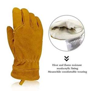 Gants de sécurité en cuir Kelver d'hiver en gros pour conducteurs et usage extérieur décontracté, compatibles écran tactile, respirants, écologiques, haute qualité - Product Image 5