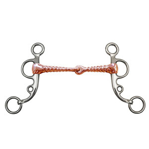 Equipo de brocas de caballo de acero alemán Nuevo estilo Bits de caballo en forma de O Color dulce 2024 Racing Horse Riding Bits OEM - Product Image 2