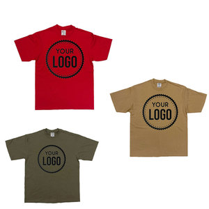 เสื้อยืดแขนสั้นผ้าฝ้ายสีพื้นของผู้ชายเสื้อผ้าแนวสตรีทแวร์ผ้าคอตตอน100% พิมพ์ลายดิจิตอลสำหรับคลับรุ่นเฮฟวีเวต - Product Image 5