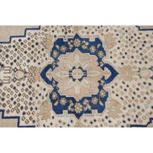 Tapis vintage turc 4,8x7,8 pi (146x238 cm), tapis persan bleu - Product Image 5