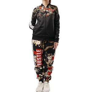 Woman Joggers Pants Cropped Letter Printed Baseball Varsity <b>Jacket</b> Set 2 Piece Set <b>Track</b> Suit for Women - Product Image 1