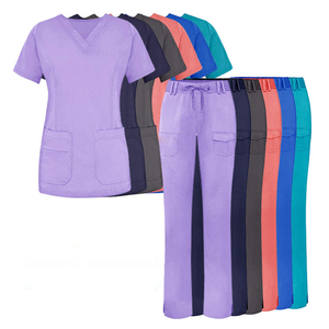 Conjunto de Uniformes Médicos Unisex Personalizados de Alta Calidad, Material Spandex, Tela Twill, Colores, Tallas y Logotipo Personalizables, para Hospital - Product Image 2