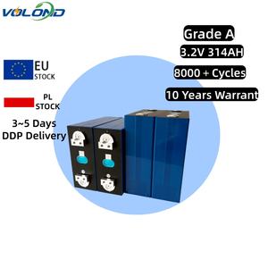 EU Stock 48V 프리즘 리튬 이온 배터리 셀 314Ah 실제 용량 (8000 사이클 포함) MB31 280Ah-330Ah + 320Ah + Lifepo4 Akku 330ah + - Product Image 4