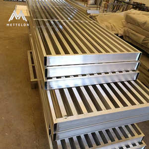 Easy Installation Wood Grain Aluminum Privacy Garden Fence <strong>Metal</strong> <strong>Border</strong> <strong>Edging</strong> Panels for Patio and Flower Bed Areas - Product Image 2