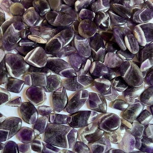 Vente en gros cabochon améthyste chevron violet naturel à haute énergie de qualité AAA pierres précieuses en vrac pierre de guérison en cristal personnalisée - Product Image 1