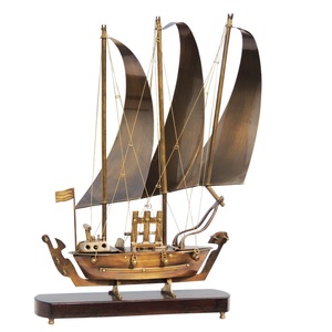 Latón fundido a presión de estilo americano, usado en hoteles y hogar, artesanía de Metal, pieza de escritorio, base de madera, envío, gran oferta - Product Image 4