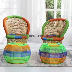 Fabrication de rotin Jute suspension lampe éclaircissante tendance conception à la main grande taille hôtel lumières décoratives lampes en inde - Product Image 3