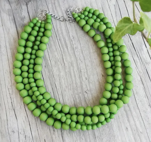 สร้อยคอลูกปัดเรซินอีพ็อกซี่สำหรับผู้หญิงสไตล์คลาสสิกทันสมัยพร้อมรูปแบบความรักสำหรับงานปาร์ตี้และงานฝีมือจากอินเดีย - Product Image 6