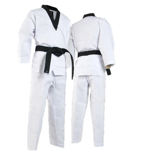 Uniforme de maître de taekwondo pour adultes de formation professionnelle Conception à col en V par Maximize Wear pour les arts martiaux de karaté - Product Image 5
