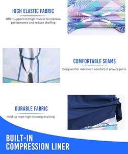 กางเกงขาสั้นผ้าฝ้ายลายกราฟิกสำหรับฤดูร้อน ยูนิเซ็กซ์ เหมาะสำหรับออกกำลังกาย วิ่ง  แบบสั่งทำพิเศษ กางเกงขาสั้นถักสำหรับผู้ชาย - Product Image 4