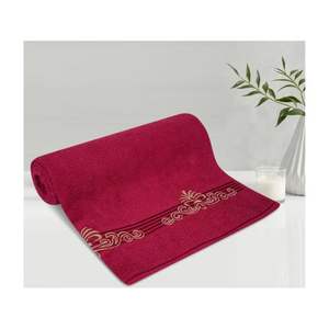 Qualité supérieure en ligne grande gamme de bain forte Absorption d'eau multi-usages Non-fading main léger Floral serviettes de douche - Product Image 3