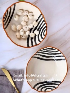 Juego de vajilla de cerámica de primera calidad resistente a los arañazos resistente a astillas disponible en varios colores y tamaños - Product Image 6