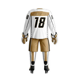 Uniforme de Hockey sobre Hielo Personalizado 100% Poliéster, Cómodo, con Logotipo Sublimado, Diseño con Nombre de Equipo, Transpirable, Antibacteriano, Unisex - Product Image 5