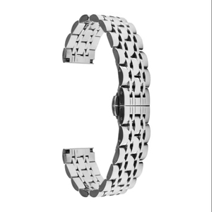 Reloj Inteligente Unisex GD150 con Correa Metálica Ajustable, Suave, Transpirable y Cómoda, Banda Plateada de Lujo, Acero Inoxidable Sólido Profesional - Product Image 1