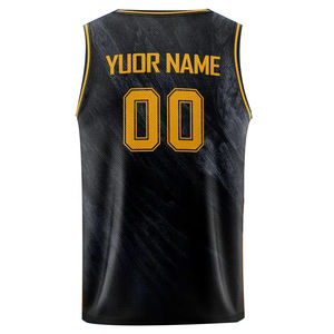 Nueva Camiseta de Baloncesto de Malla Estampada con Logotipo Personalizado, Secado Rápido, Absorbe la Humedad, Cuello Redondo, Sin Mangas, Transpirable, Unisex, al por Mayor - Product Image 2