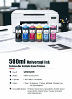 Pasokan Pabrik Botol Isi Ulang Tinta Universal 500ml Kompatibel dengan Printer Inkjet HP Canon Epson Brother Xiaomi Lenovo