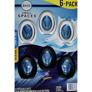 Febreze Unstopables Variety para Espacios Pequeños, 0.25 Onzas Líquidas (Paquete de 6) - Product Image 1