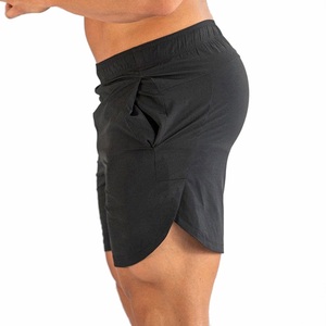Sports Gym Workout Wear Hommes Été 95% Polyester 5% Spandex Short de bain personnalisé - Product Image 2