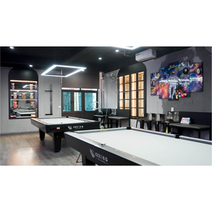 Table de billard de luxe en ardoise à haute densité de style VIP de 9 pieds avec cadre en métal durable pour clubs - Product Image 1