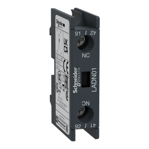 Per SCHNEIDER ELECTRIC LADN01 TeSys D Blocco di contatti ausiliari con 1 terminale NC a morsetto a vite - Product Image 1