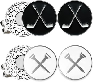 Wholesale Iron Golf Ball Markers Personalized Logo Enamel <b>Strong</b> <b>Magnetic</b> Hat Clips Custom Shapes Branded Golf Gifts Accessories - Product Image 3