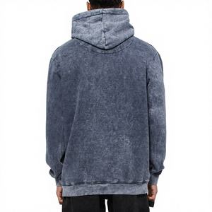 Sweat à capuche personnalisé avec logo, coupe classique, manches longues, broderie, pour homme, durable, 100% coton, polaire respirant, automne - Product Image 5