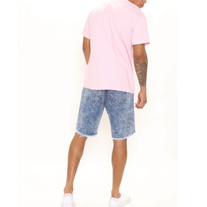 2025 ropa informal de verano Pantalones cortos de mezclilla holgados para hombres cómodos de usar pantalones cortos de mezclilla para hombres adultos - Product Image 4