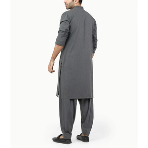 2025 100% Coton de Haute Qualité Shalwar Kameez pour Hommes Vêtement Traditionnel Ethnique Décontracté Infroissable Séchage Rapide Toutes Saisons Personnalisable - Product Image 2