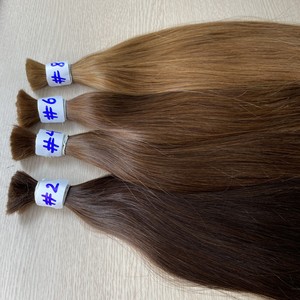 ผมต่อจากมนุษย์เวียดนามแบบตรง100กรัมสีเข้มหลายสีผมบริสุทธิ์เกรดทั้งหมด - Product Image 6