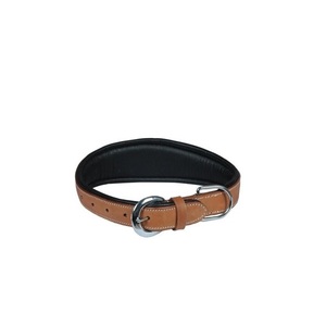 Collar de perro de cuero de vaca hecho a medida con suavidad acolchada, herramientas manuales y patrón animal, venta al por mayor, todos los tamaños disponibles - Product Image 4