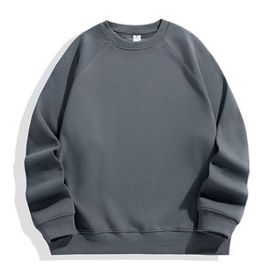 Sudadera de algodón 100% de alta calidad para hombre, chándales con capucha de gran tamaño con estampado de hojaldre, ropa de calle - Product Image 3