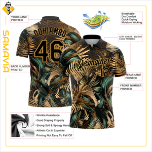 Samavia เสื้อโปโล8ลูกสำหรับผู้ชายเสื้อโบวลิ่งแบบทีมพิมพ์ลาย - Product Image 6