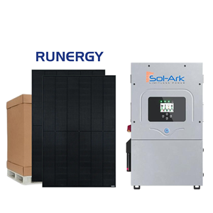 Kit solaire 9,9 kW avec 22 panneaux polycristallins Runergy 450W et onduleur hybride Sol-Ark 12K-2P - Product Image 3