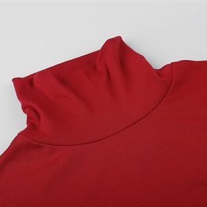 Nueva venta al por mayor de calidad única de poliéster de color sólido suéter de cuello redondo de los hombres suéteres gruesos de primavera - Product Image 5