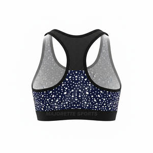Soutien-gorge de sport en tissu doux, respirant, idéal pour l'entraînement de cheerleading et les activités de fitness, en stock. - Product Image 3