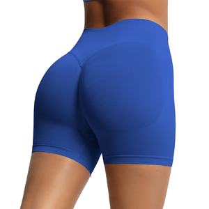 Shorts de yoga taille haute au design nouveau, doux pour la peau, pour l'entraînement, la plage, la salle de sport, shorts de fitness pour femmes, vente chaude, logo personnalisé, short de fitness pour femmes - Product Image 2