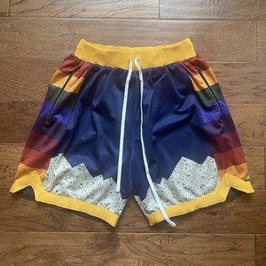 Shorts de boxe MMA pour hommes personnalisés avec sublimation et broderie de patchs, shorts de basket-ball uniquement - Product Image 2
