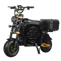 Trottinette électrique double moteur 12000W, batterie amovible 72V100AH, autonomie 300km, déverrouillage NFC et support de compartiment à bagages