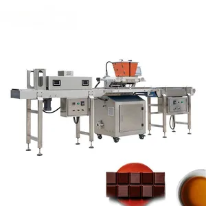 Mini chocolate making machine production line industrial and commercial chocolate casting molding machine for chocolate factory
