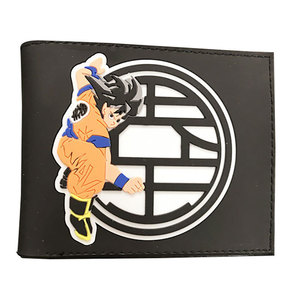 Offre Spéciale <span class=keywords><strong>DBZ</strong></span> Anime portefeuille en cuir PVC moderne court sac à main multicolore avec motif de dessin animé et décoration de lettres - Product Image 5