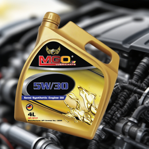 Huile semi-synthétique certifiée SN 5W-30, Megzol MGO 14KG/4L, haute performance et résistance au froid - Product Image 1