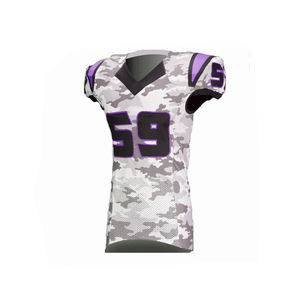 Hot <b>sale</b> Streetwear Trendy Football Shirt Embroidery Design Mesh Crop National Team American Football Jersey - Product Image 3