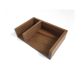 Único diseñador creativo manualidades madera nota Pad titular cuadrado escritorio decorar 2 piezas a precio razonable - Product Image 2