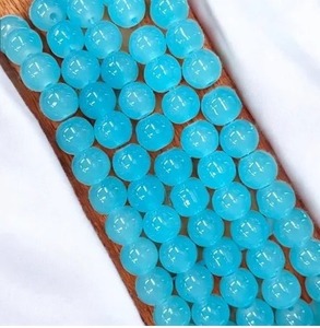 ลูกปัดแก้วคริสตัลทรงกลมหลากสีขนาด8มม. สำหรับทำสร้อยคอ/สร้อยข้อมือ - Product Image 1