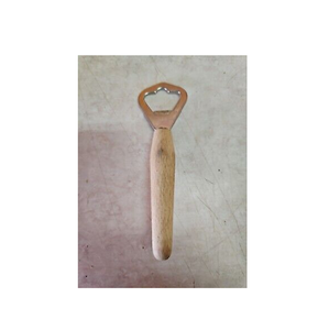 Abrebotellas de madera y acero inoxidable Cerveza con logotipo de diseño personalizado para un diseño elegante Aceptar - Product Image 1