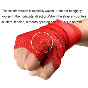 Bandages de poignet d'entraînement professionnels multicolores avec tissu semi-élastique, boucle intégrée pour le pouce et fermeture à scratch sécurisée - Product Image 3