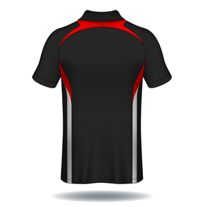 Tissu spandex solide à séchage rapide pour hommes Golf pour polo Performance Pull en jersey à manches courtes en coupe normale - Product Image 4
